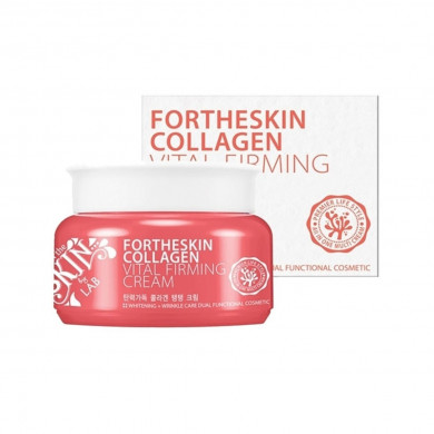 Омолаживающий крем для лица с коллагеном Fortheskin Collagen Vital Firming Cream 100 мл купить в Украине