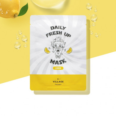 Освітлююча маска з екстрактом лимона Village 11 Factory Daily Fresh UP Mask Lemon купити в Україні 2