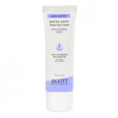 Увлажняющий крем для лица с гиалуроновой кислотой JIGOTT Aura Secret Hyaluronic Acid Water Drop Tone Up Cream 50 мл купить в Украине