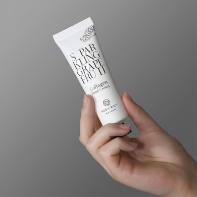 Крем для рук с коллагеном с ароматом грейпфрута Roda Roji Sparkling Grape Fruit Collagen Hand Cream 50 мл купить в Украине 3