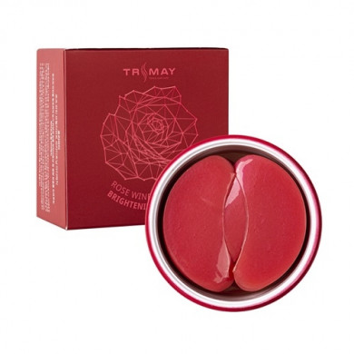 Осветляющие патчи для век с экстрактом розы и вина, Trimay, Rose Wine Brilliant Brightening Eye Patch, 60 шт купить в Украине Осветляющие патчи для век с экстрактом розы и вина, Trimay, Rose Wine Brilliant Brightening Eye Patch, 60 шт купить в Украине