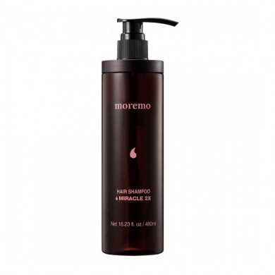 Восстанавливающий шампунь для волос с протеинами и трипептидом MOREMO Hair Shampoo Miracle 2X 480 мл купить в Украине