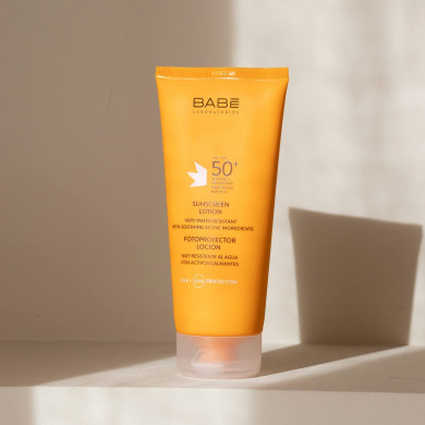 Солнцезащитный лосьон для тела с высокой степенью защиты SPF 50+ Babe Laboratorios Sunscreen Lotion 200 мл купить в Украине 2