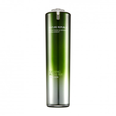 Антивозрастная эмульсия с экстрактом женьшеня, Nature Republic, Ginseng Royal Silk Emulsion, 120 мл купить в Украине Антивозрастная эмульсия с экстрактом женьшеня, Nature Republic, Ginseng Royal Silk Emulsion, 120 мл купить в Украине