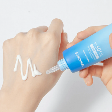 Сонцезахисна сироватка для обличчя MEDI-PEEL Aqua Mooltox Water-Fit Sun Serum SPF 50+ 50 мл купити в Україні 3