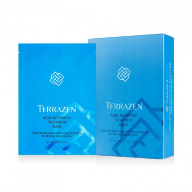 Интенсивно увлажняющая тканевая маска с гиалуроновым комплексом, Terrazen, Aqua Recharge Treatment Mask купить в Украине Интенсивно увлажняющая тканевая маска с гиалуроновым комплексом, Terrazen, Aqua Recharge Treatment Mask купить в Украине