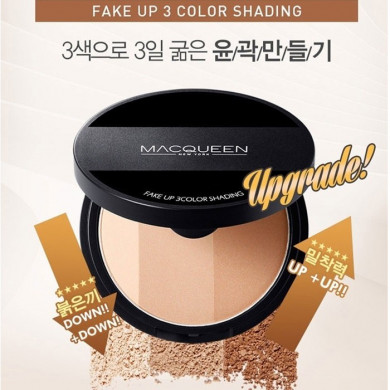 Палетка для контуринга MACQUEEN NEW YORK Fake Up 3 Color Shading 9 г купить в Украине 2