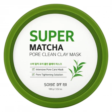 Очищуюча глиняна маска з чаєм матчу, SOMEBYMI, Super Matcha Pore Clean Clay Mask, 100 г купити в Україні Очищуюча глиняна маска з чаєм матчу, SOMEBYMI, Super Matcha Pore Clean Clay Mask, 100 г купити в Україні