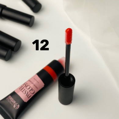 Блиск для губ холодно-рожевий 12 Colour Intense Pastel Gloss 12 Dusty Rose 12 мл купити в Україні 4