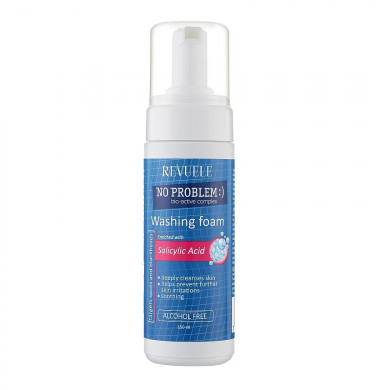 Пенка для умывания с салициловой кислотой для проблемной кожи Revuele No Problem Washing Foam With Salycylic Acid 150 мл купить в Украине