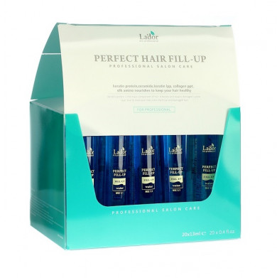 Набір із 20 філерів для відновлення структури волосся Lador Perfect Hair Fill-Up 13 мл*20 шт купити в Україні 3