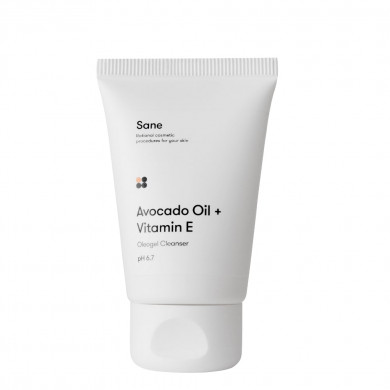 Гидрофильное масло с авокадо и витаминами E и F Sane Avocado Oil + Vitamin E Olegel Cleancer 40 мл купить в Украине