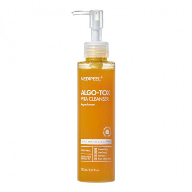 Детокс гель для глубокого очищения кожи с экстрактом лимона MEDI-PEEL Algo-Tox Vita Cleanser Vegan Lemon 150 мл купить в Украине