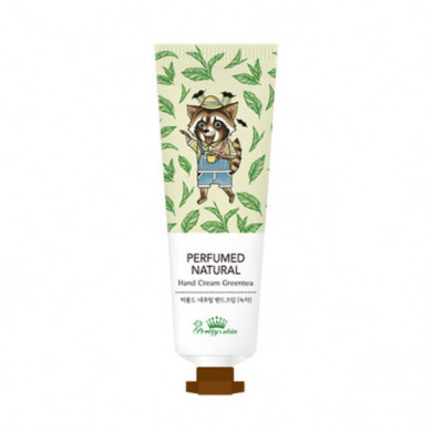 СРОК ДО 21.07.2022) Парфюмированный крем для рук с зеленым чаем, Pretty Skin, Perfumed Natural Hand Cream Green Tea, 30 мл купить в Украине СРОК ДО 21.07.2022) Парфюмированный крем для рук с зеленым чаем, Pretty Skin, Perfumed Natural Hand Cream Green Tea, 30 мл купить в Украине