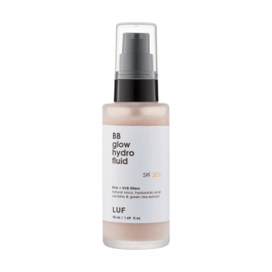 ВВ флюїд для вирівнювання тону та сяйва шкіри LUF BB Glow Hydro Fluid SPF 20+ 50 мл купити в Україні