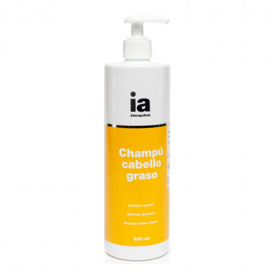 Шампунь для жирных волос с экстрактом плюща и репейника Interapothek Shampu Cabello Graso 500 мл купить в Украине