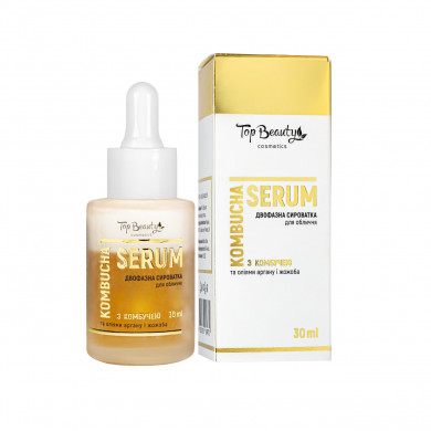 Омолоджувальна сироватка для обличчя з комбучею Top Beauty Combucha Serum 30 мл купити в Україні 2