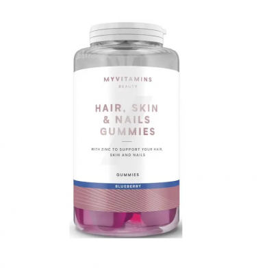 Комплекс для волосся шкіри та нігтів Myprotein Myvitamins Beauty Hair Skin & Nails Gummies 60 жувальних цукерок зі смаком ягід купити в Україні