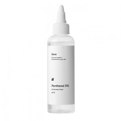 Мицеллярная вода для чувствительной кожи с пантенолом Sane Panthenol 3% Soft Micellar Water 100 мл купить в Украине