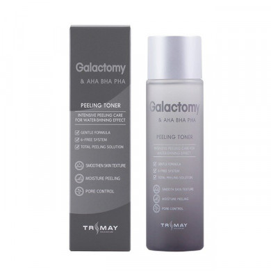 Пілінг-тонер з AHA-BHA-PHA кислотами Trimay Galactomy & AHA-BHA-PHA Peeling Toner 1 мл (пробник) купити в Україні 2