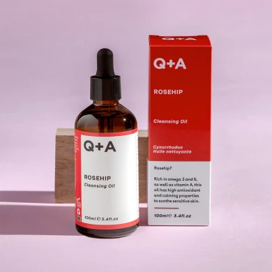 Очищающее масло на основе шиповника Q+A Rosehip Cleansing Oil 100 мл купить в Украине 3