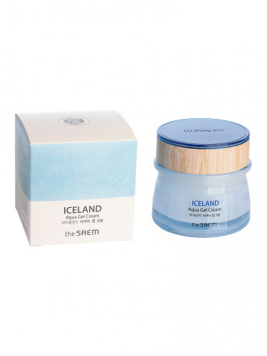 Увлажняющий крем-гель на основе ледниковой воды Исландии, The SAEM, Iceland Aqua Gel Cream, 60 мл купить в Украине Увлажняющий крем-гель на основе ледниковой воды Исландии, The SAEM, Iceland Aqua Gel Cream, 60 мл купить в Украине