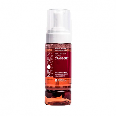 Омолаживающая пенка с экстрактом клюквы Neogen DermalogyReal Fresh Foam Cleanser Cranberry 160 г купить в Украине