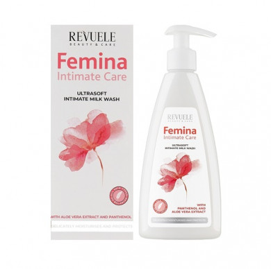 М'яке молочко для інтимної гігієни Revuele Femina Intimate Care Ultrasoft Intimate Milk Wash 250 мл купити в Україні