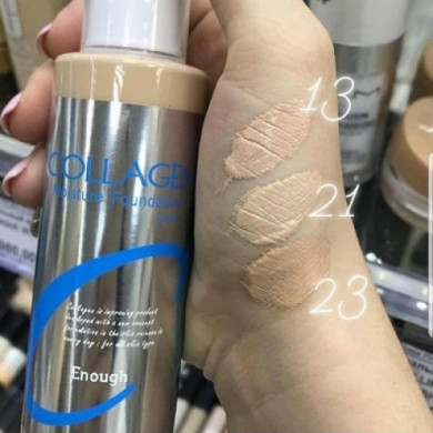 Увлажняющая тональная основа с коллагеном, Enough, Collagen Moisture Foundation SPF15, №23, 100 мл купить в Украине 3 Увлажняющая тональная основа с коллагеном, Enough, Collagen Moisture Foundation SPF15, №23, 100 мл купить в Украине 3