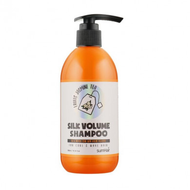 Відновлюючий шампунь з кератином і протеїном SUMHAIR Silk Volume Shampoo Fruits Jasmine Tea 300 мл купити в Україні