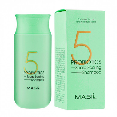 Глубокоочищающий шампунь с пробиотиками Masil 5 Probiotics Scalp Scaling Shampoo 150 мл купить в Украине