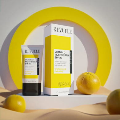 Увлажняющий и осветляющий крем с витамином C Revuele Vitamin C Moisturizer SPF20 50 мл купить в Украине 3
