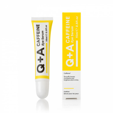 Осветляющая сыворотка для век с кофеином Q+A Caffeine Eye Serum 15 мл купить в Украине