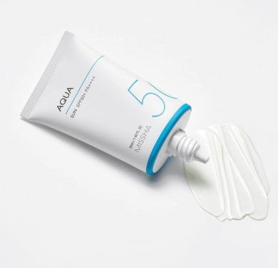 Солнцезащитный увлажняющий крем MISSHA All-Around Safe Block Aqua Sun SPF50+/PA++++ 50 мл купить в Украине 2