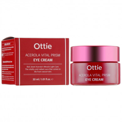 Восстанавливающий крем с экстрактом ацеролы, Ottie, Acerola Vital Prism Cream, 50 мл купить в Украине 2 Восстанавливающий крем с экстрактом ацеролы, Ottie, Acerola Vital Prism Cream, 50 мл купить в Украине 2