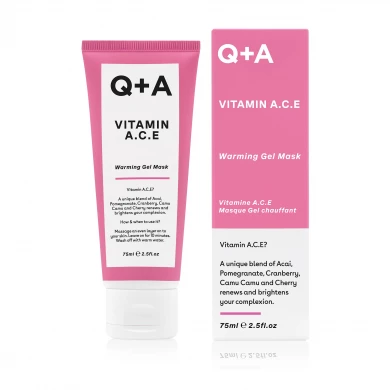Мультивитаминная маска для лица Q+A Vitamin A.C.E. Warming Gel Mask 75 мл купить в Украине
