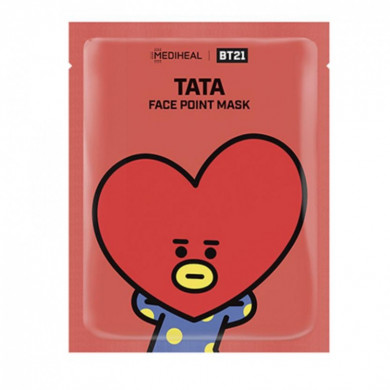 Тонизирующие точечные маски, MEDIHEAL, BT21 TATA Face Point Mask купить в Украине Тонизирующие точечные маски, MEDIHEAL, BT21 TATA Face Point Mask купить в Украине