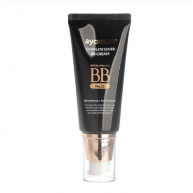 ВВ крем для створення ідеального тону, AYOUME, Complete Cover BB Cream, # 25, 50 мл купити в Україні ВВ крем для створення ідеального тону, AYOUME, Complete Cover BB Cream, # 25, 50 мл купити в Україні
