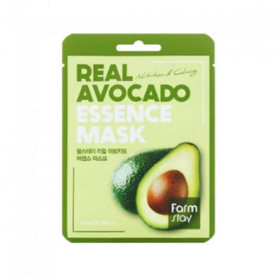 Тканевая маска с экстрактом авокадо, FarmStay, Real Avokado Essence Mask купить в Украине Тканевая маска с экстрактом авокадо, FarmStay, Real Avokado Essence Mask купить в Украине