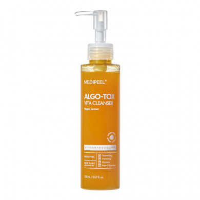 Детокс гель для глубокого очищения кожи с экстрактом лимона MEDI-PEEL Algo-Tox Vita Cleanser Vegan Lemon 150 мл (СРОК ДО 22.04.2026) купить в Украине 3