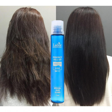 Набір із 20 філерів для відновлення структури волосся Lador Perfect Hair Fill-Up 13 мл*20 шт купити в Україні 4