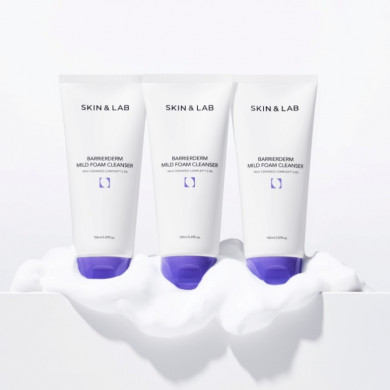 Мягкая пенка с керамидами для очищения кожи SKIN&LAB Barrierderm Mild Foam Cleanser 150 мл купить в Украине 2