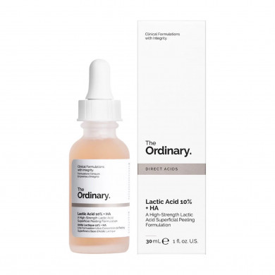 Отшелушивающая сыворотка с молочной кислотой 10% The Ordinary Lactic Acid 10% + HA 30 мл купить в Украине