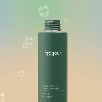 Очищаюча ензимна маска для обличчя з рослинними екстрактами Fraijour Original Wormwood Enzyme Cleansing Pack 80 г купити в Україні 2
