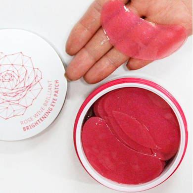 Осветляющие патчи для век с экстрактом розы и вина, Trimay, Rose Wine Brilliant Brightening Eye Patch, 60 шт купить в Украине 4 Осветляющие патчи для век с экстрактом розы и вина, Trimay, Rose Wine Brilliant Brightening Eye Patch, 60 шт купить в Украине 4