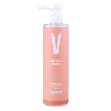 Увлажняющий шампунь с витаминами и натуральными экстрактами, W.DRESSROOM, Vita Solution Shampoo No.49, Peach Blossom, 300 мл купить в Украине Увлажняющий шампунь с витаминами и натуральными экстрактами, W.DRESSROOM, Vita Solution Shampoo No.49, Peach Blossom, 300 мл купить в Украине