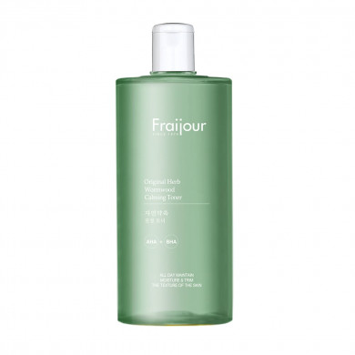 Отшелушивающий тонер для лица с кислотами и полынью Fraijour Original Herb Wormwood Calming Toner 500 мл купить в Украине
