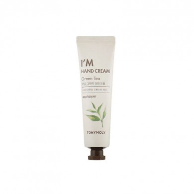 Увлажняющий крем для рук с зеленым чаем, TONYMOLY, New I'm Hand Cream, Green Tea, 30 мл купить в Украине Увлажняющий крем для рук с зеленым чаем, TONYMOLY, New I'm Hand Cream, Green Tea, 30 мл купить в Украине