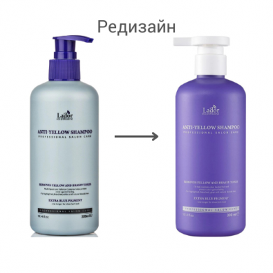 Шампунь против желтизны волос Lador Anti-Yellow Shampoo 300 мл купить в Украине 2