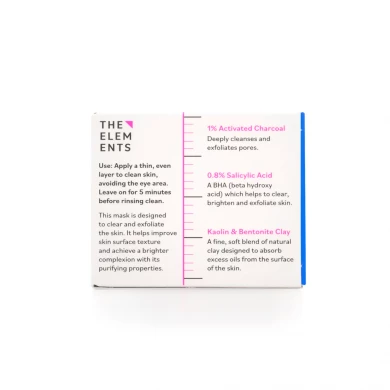 Очищаюча маска з активованим вугіллям The Elements Purifying Detox Mask 50 г купити в Україні 4